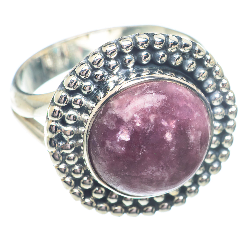 Lepidolite Rings handcrafted by Anasilvercos - RING72987