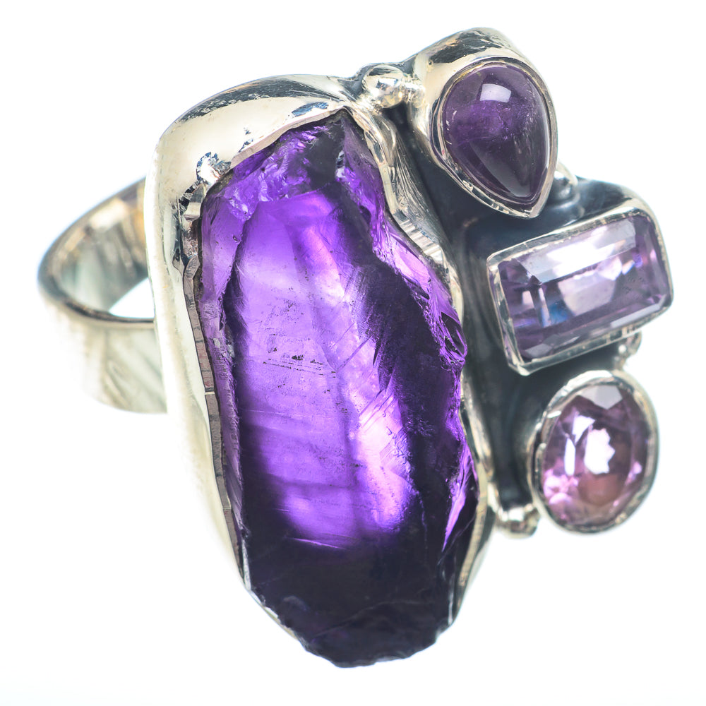 Amethyst Rings handcrafted by Anasilvercos - RING72989