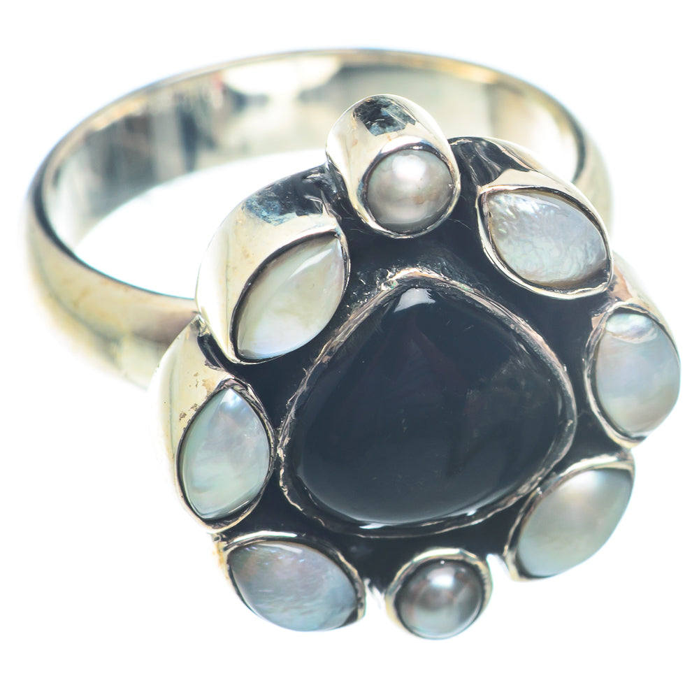 Black Onyx Rings handcrafted by Anasilvercos - RING72997