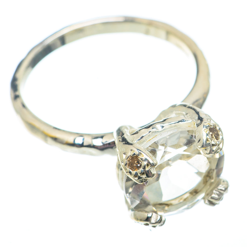 White Quartz Rings handcrafted by Anasilvercos - RING73002
