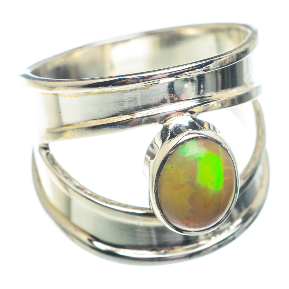 Ethiopian Opal Rings handcrafted by Anasilvercos - RING73006