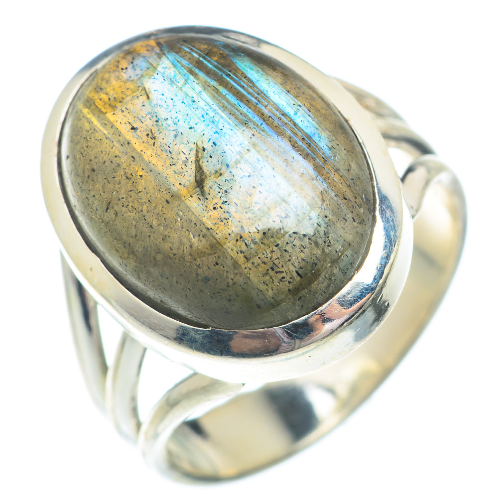 Labradorite Rings handcrafted by Anasilvercos - RING73011