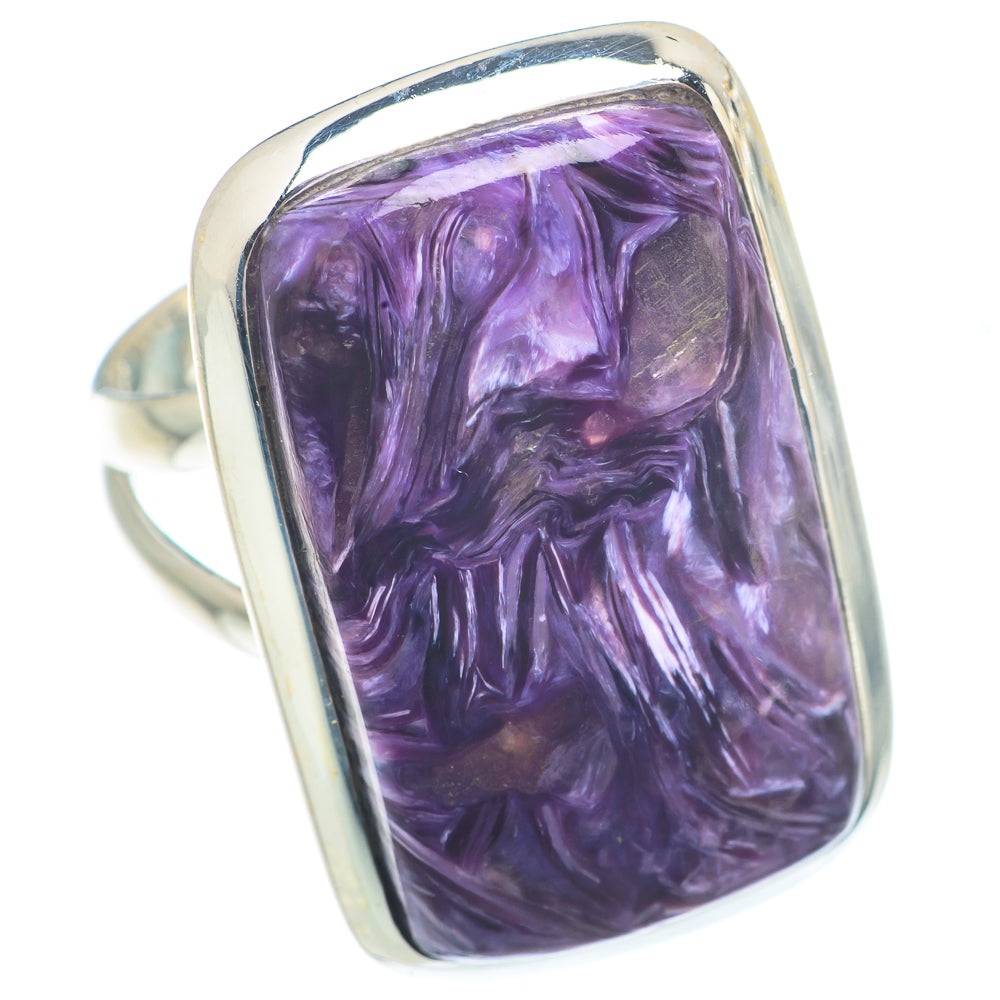 Charoite Rings handcrafted by Anasilvercos - RING73027