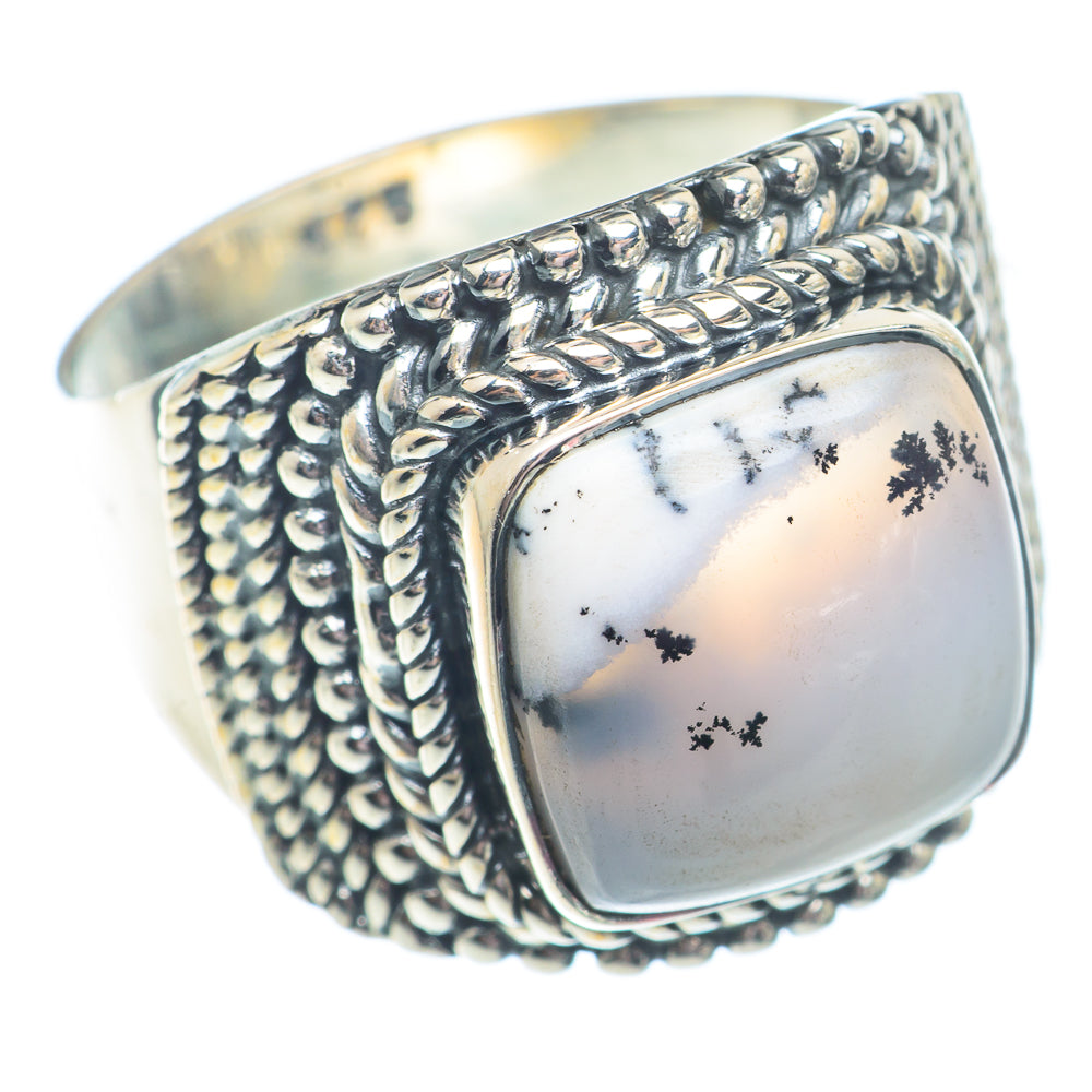 Dendritic Opal Rings handcrafted by Anasilvercos - RING73036