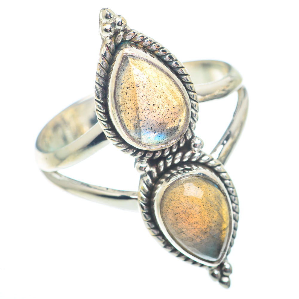Labradorite Rings handcrafted by Anasilvercos - RING73045