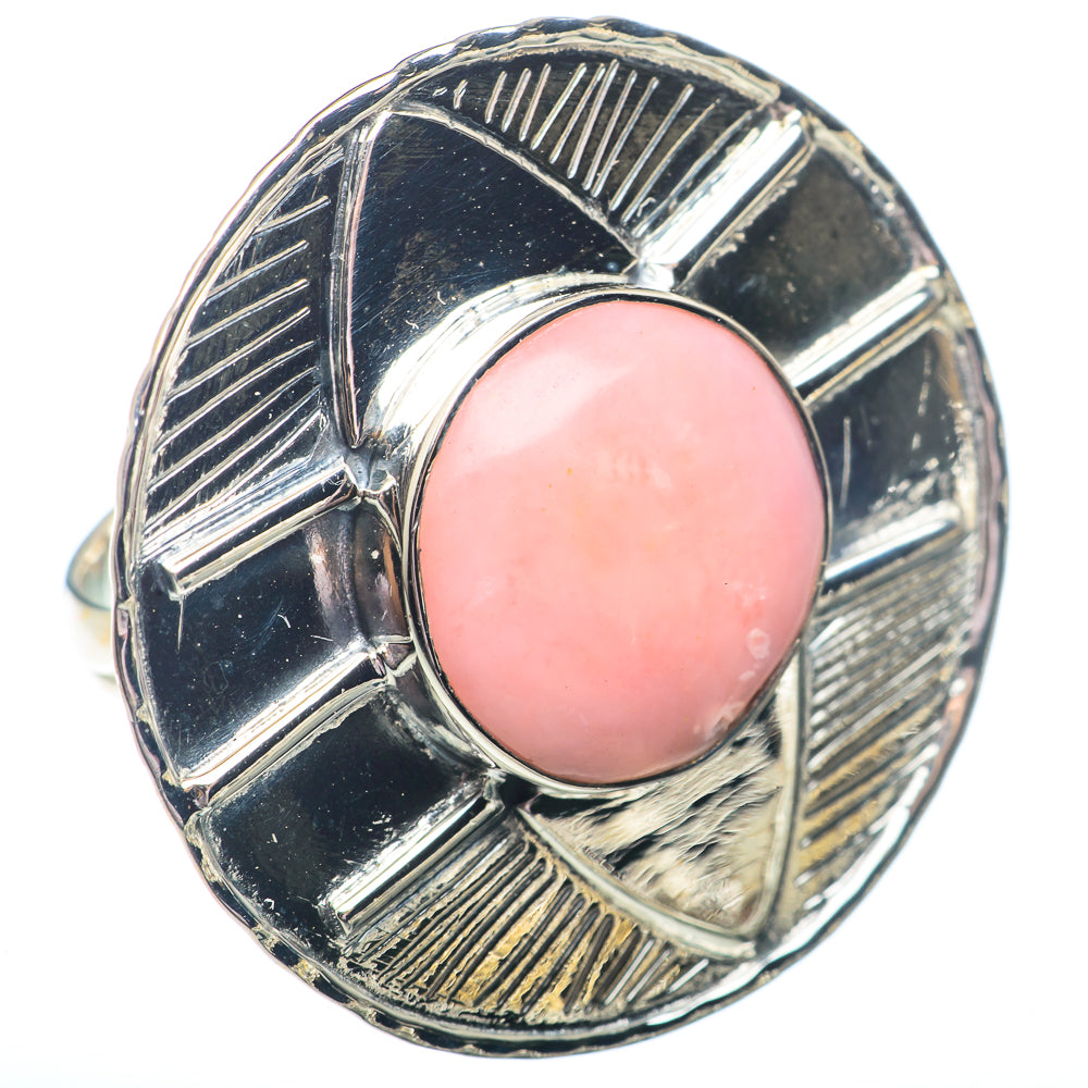 Pink Opal Rings handcrafted by Anasilvercos - RING73069