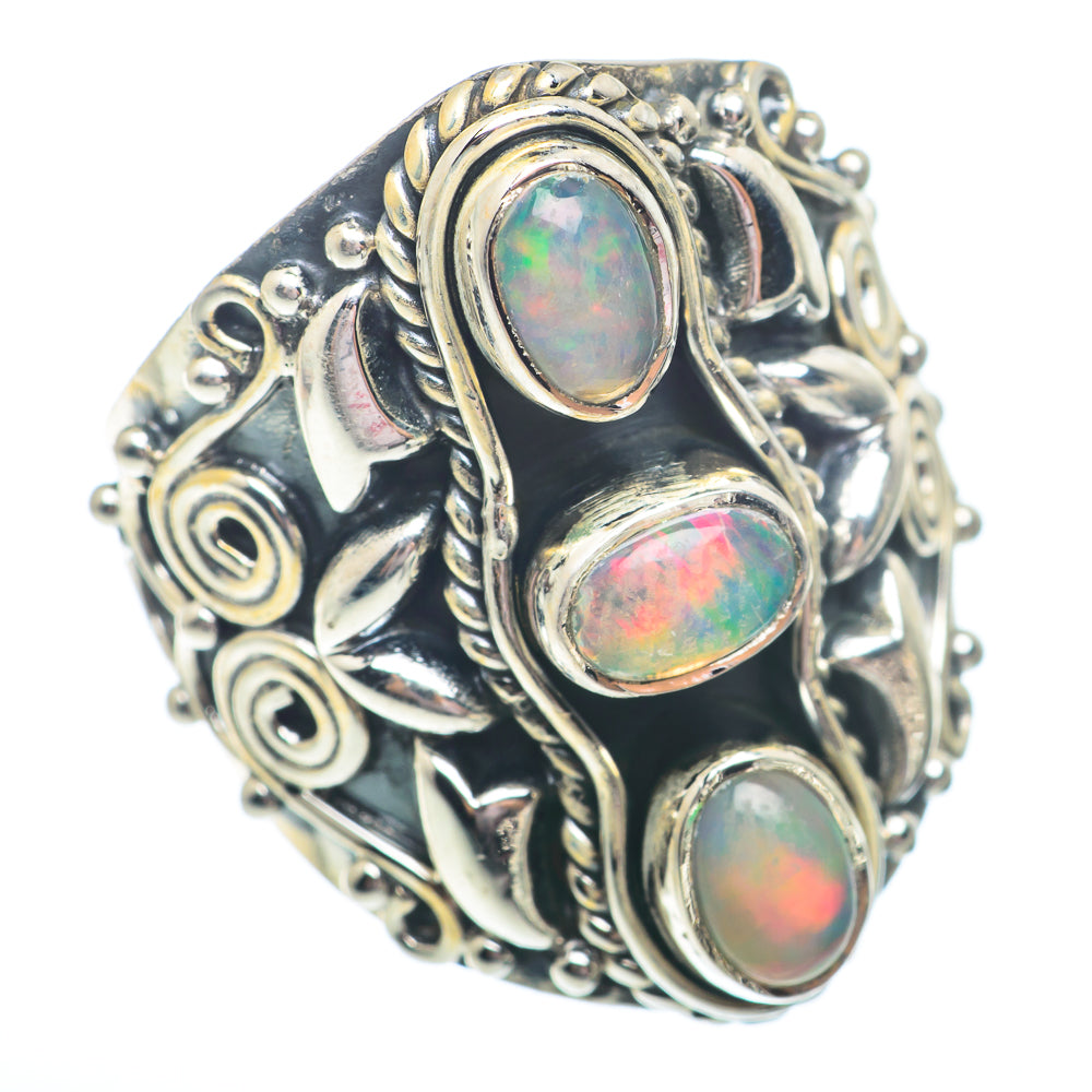 Ethiopian Opal Rings handcrafted by Anasilvercos - RING73086