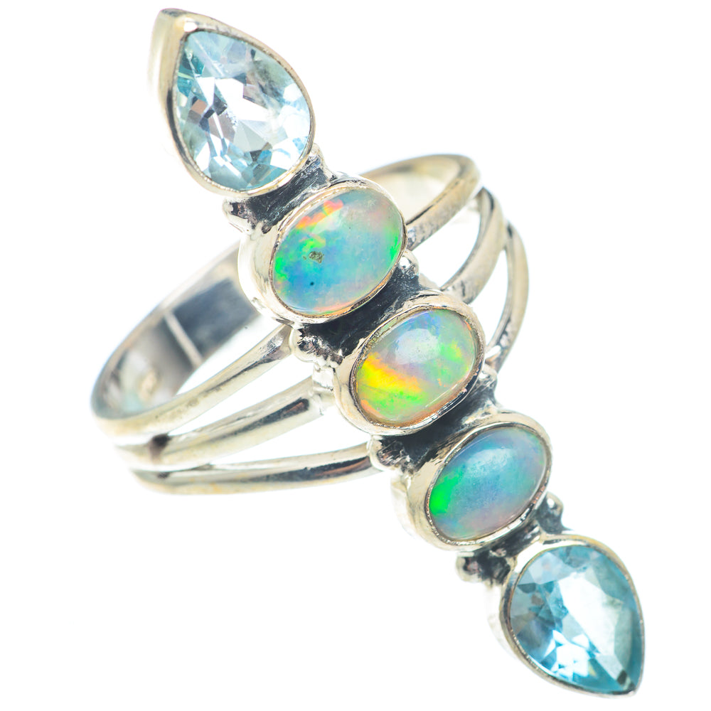 Ethiopian Opal Rings handcrafted by Anasilvercos - RING73087