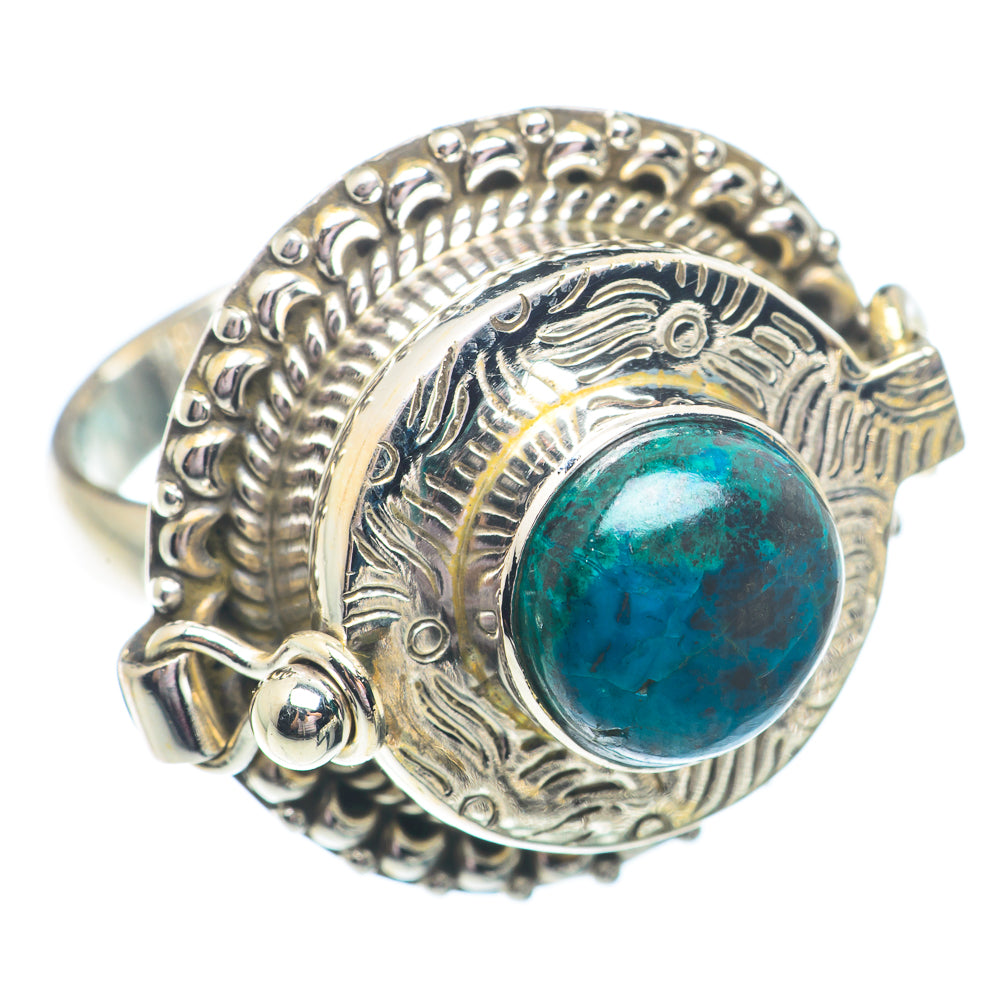 Chrysocolla Rings handcrafted by Anasilvercos - RING73092