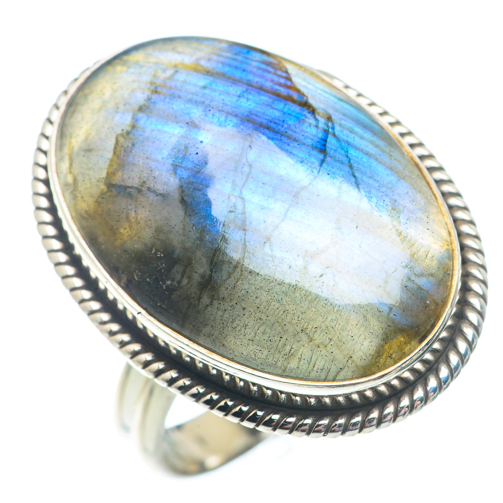 Labradorite Rings handcrafted by Anasilvercos - RING73094