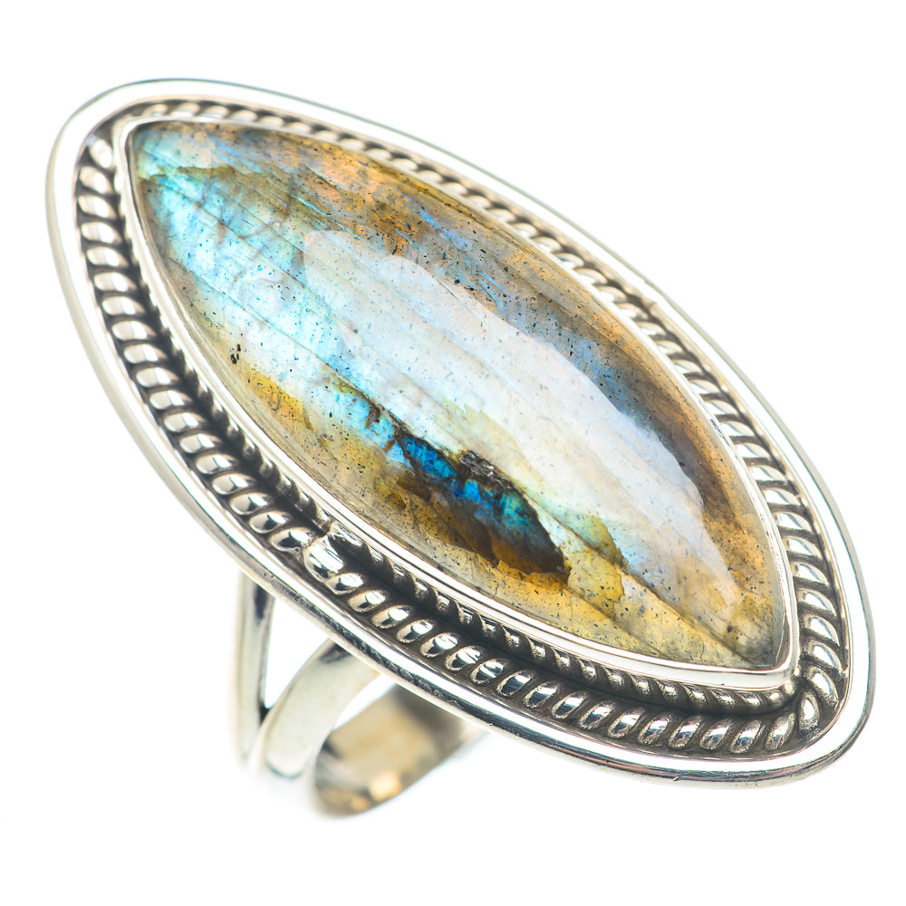 Labradorite Rings handcrafted by Anasilvercos - RING73102
