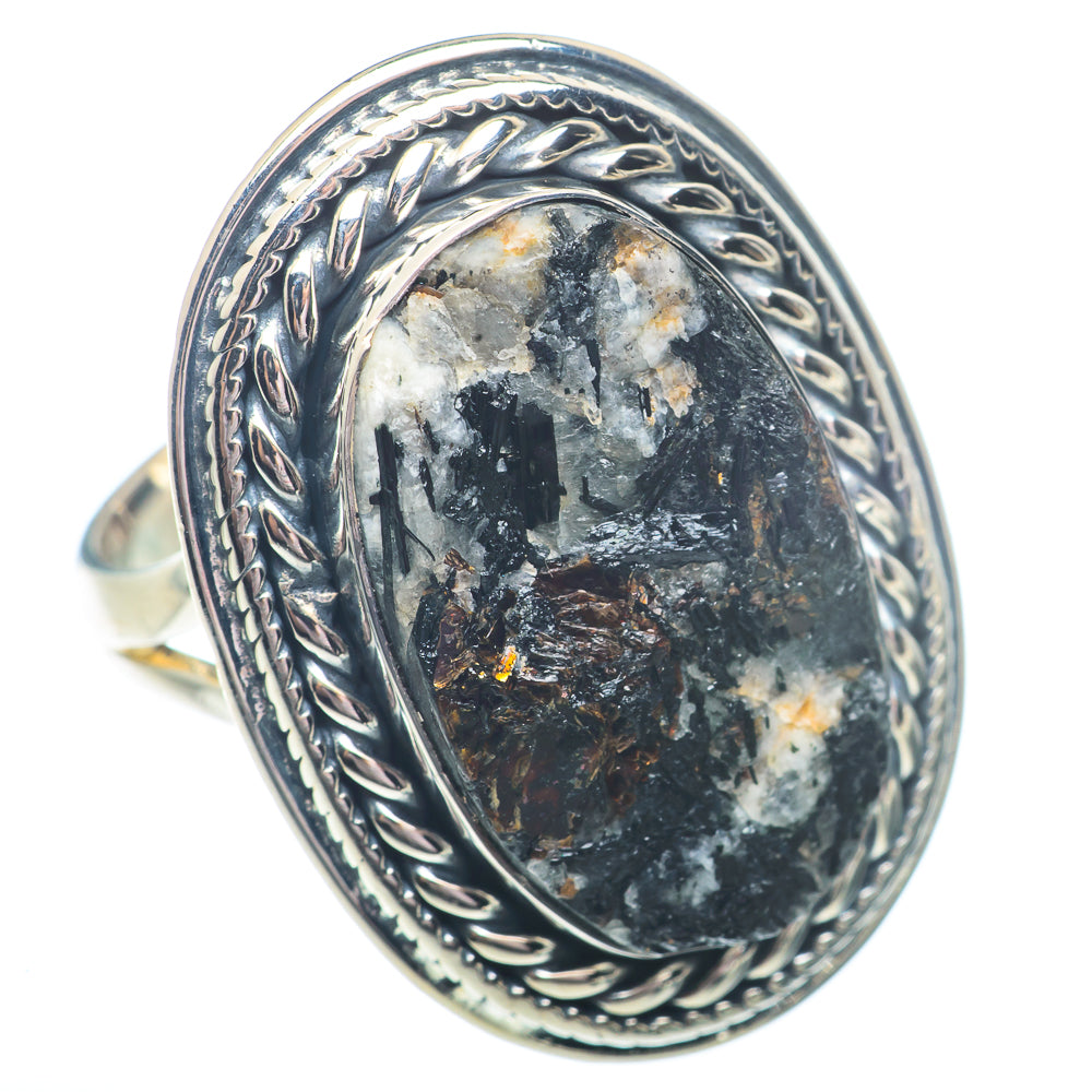 Astrophyllite Rings handcrafted by Anasilvercos - RING73110