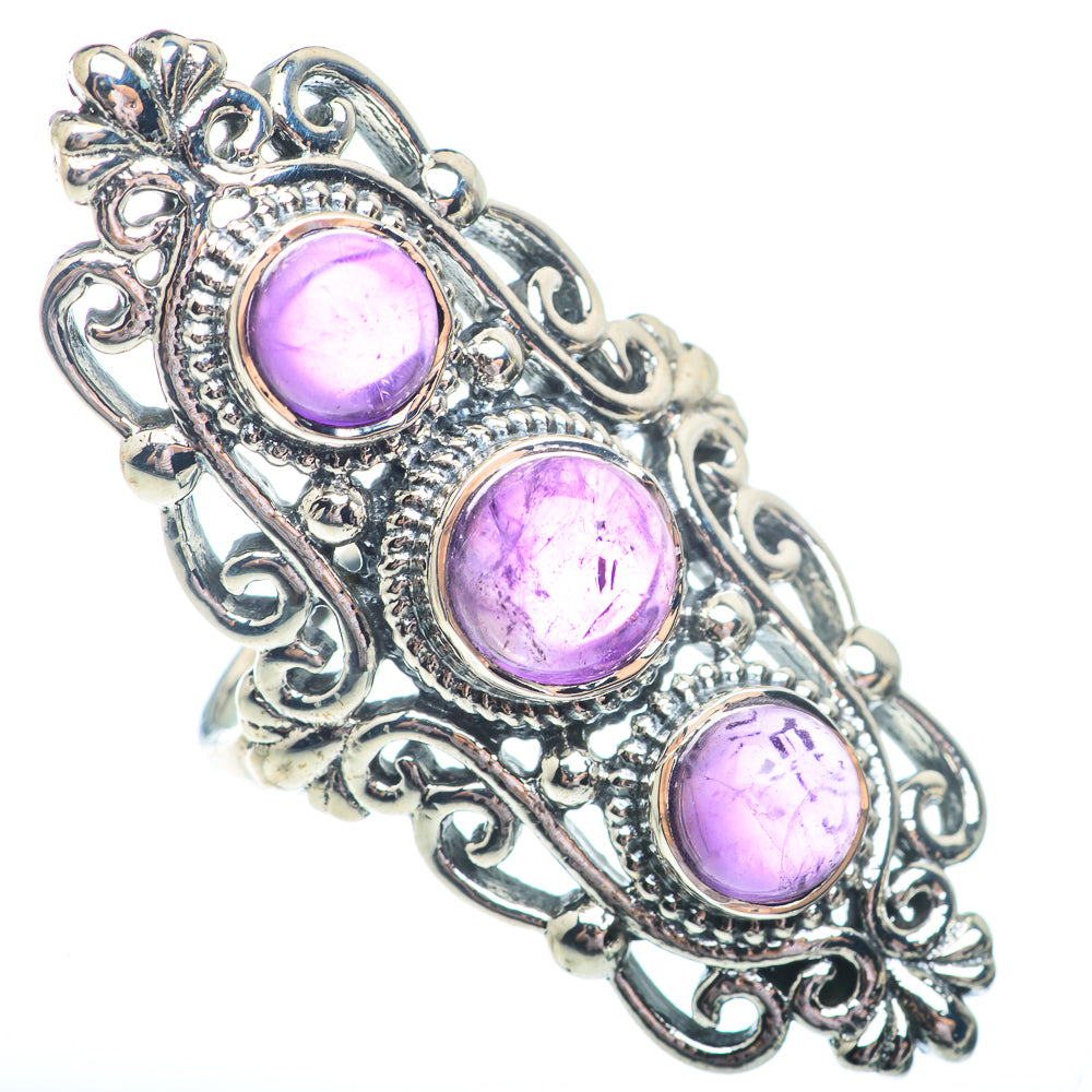 Amethyst Rings handcrafted by Anasilvercos - RING73117