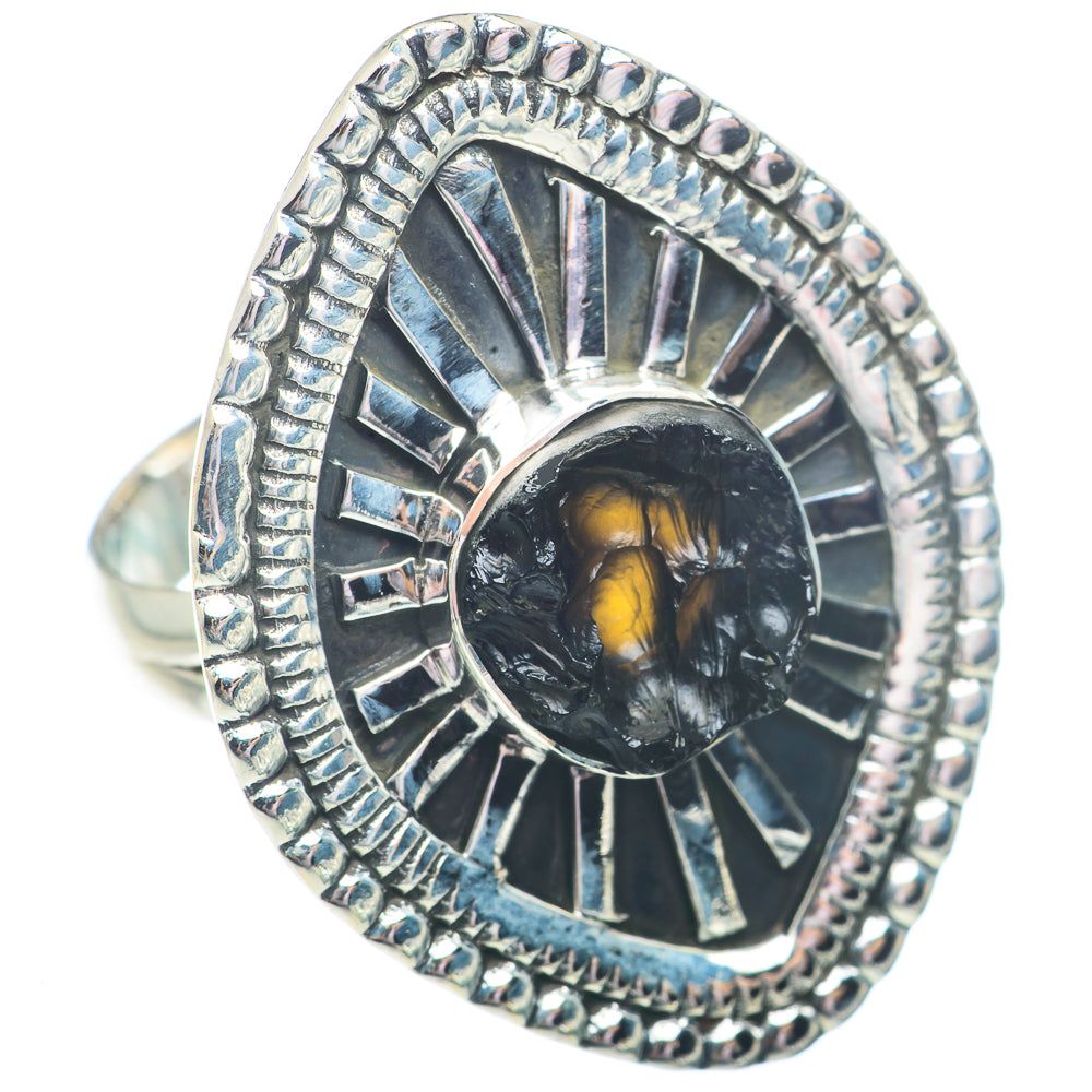 Tektite Rings handcrafted by Anasilvercos - RING73119
