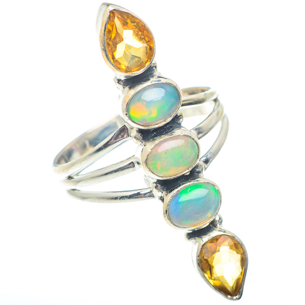 Ethiopian Opal Rings handcrafted by Anasilvercos - RING73130