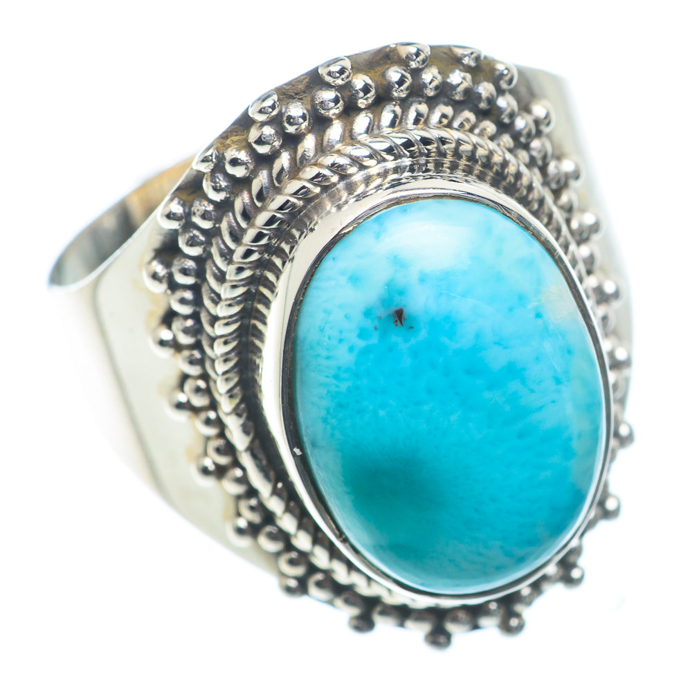 Larimar Rings handcrafted by Anasilvercos - RING73141