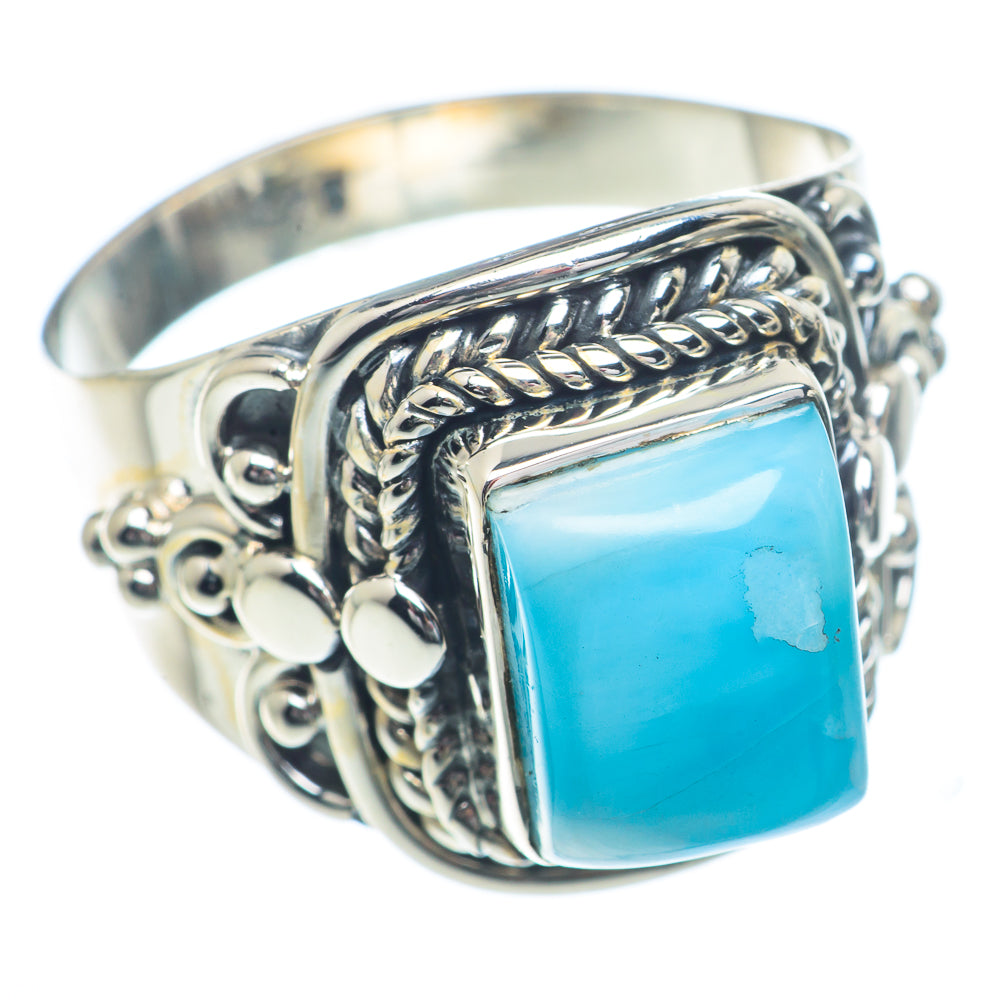 Larimar Rings handcrafted by Anasilvercos - RING73143