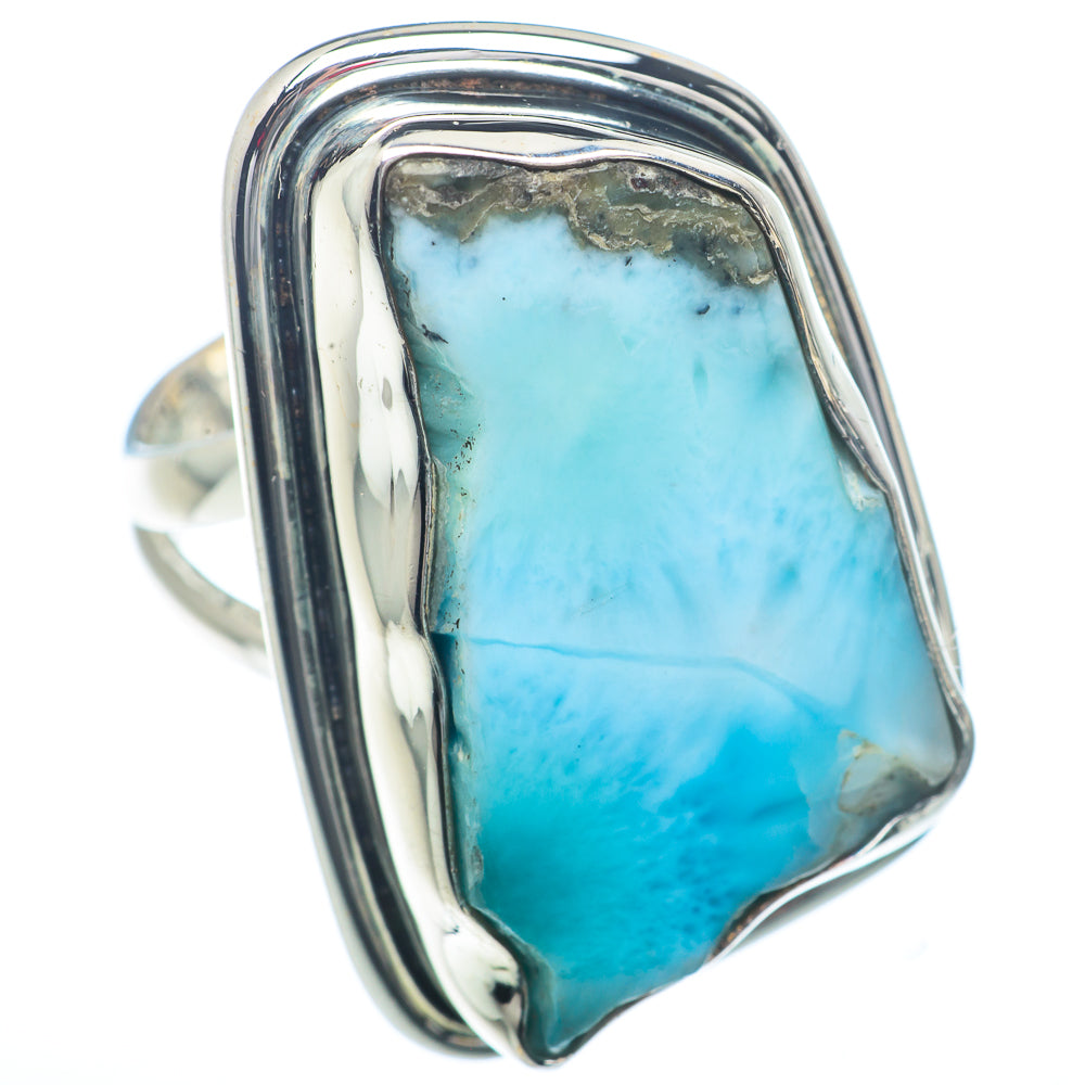 Larimar Rings handcrafted by Anasilvercos - RING73145