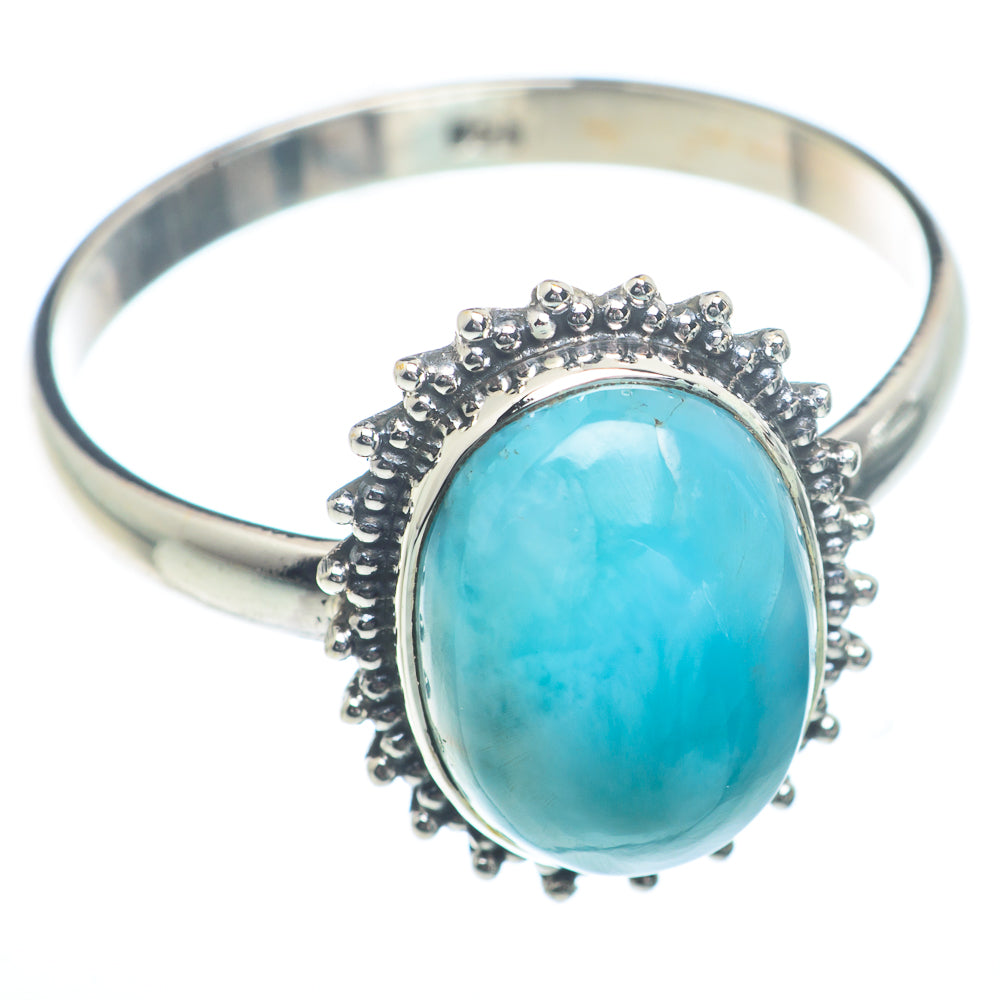 Larimar Rings handcrafted by Anasilvercos - RING73147