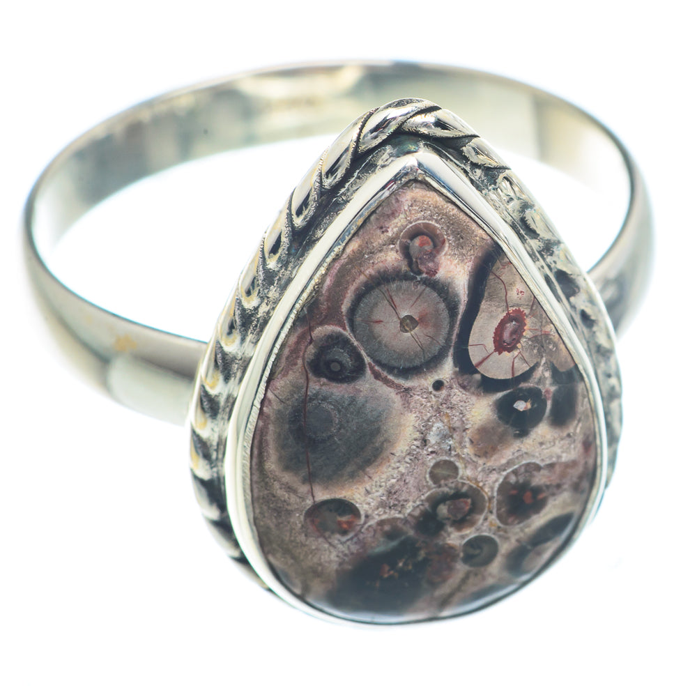 Poppy Jasper Rings handcrafted by Anasilvercos - RING73153