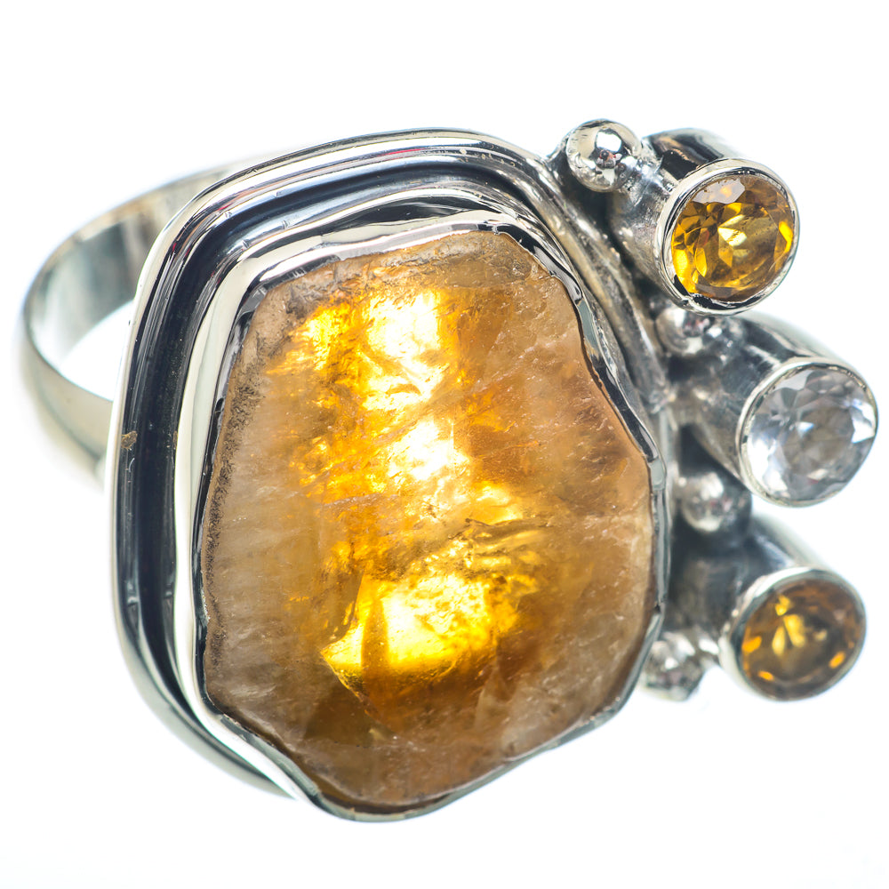 Citrine Rings handcrafted by Anasilvercos - RING73156