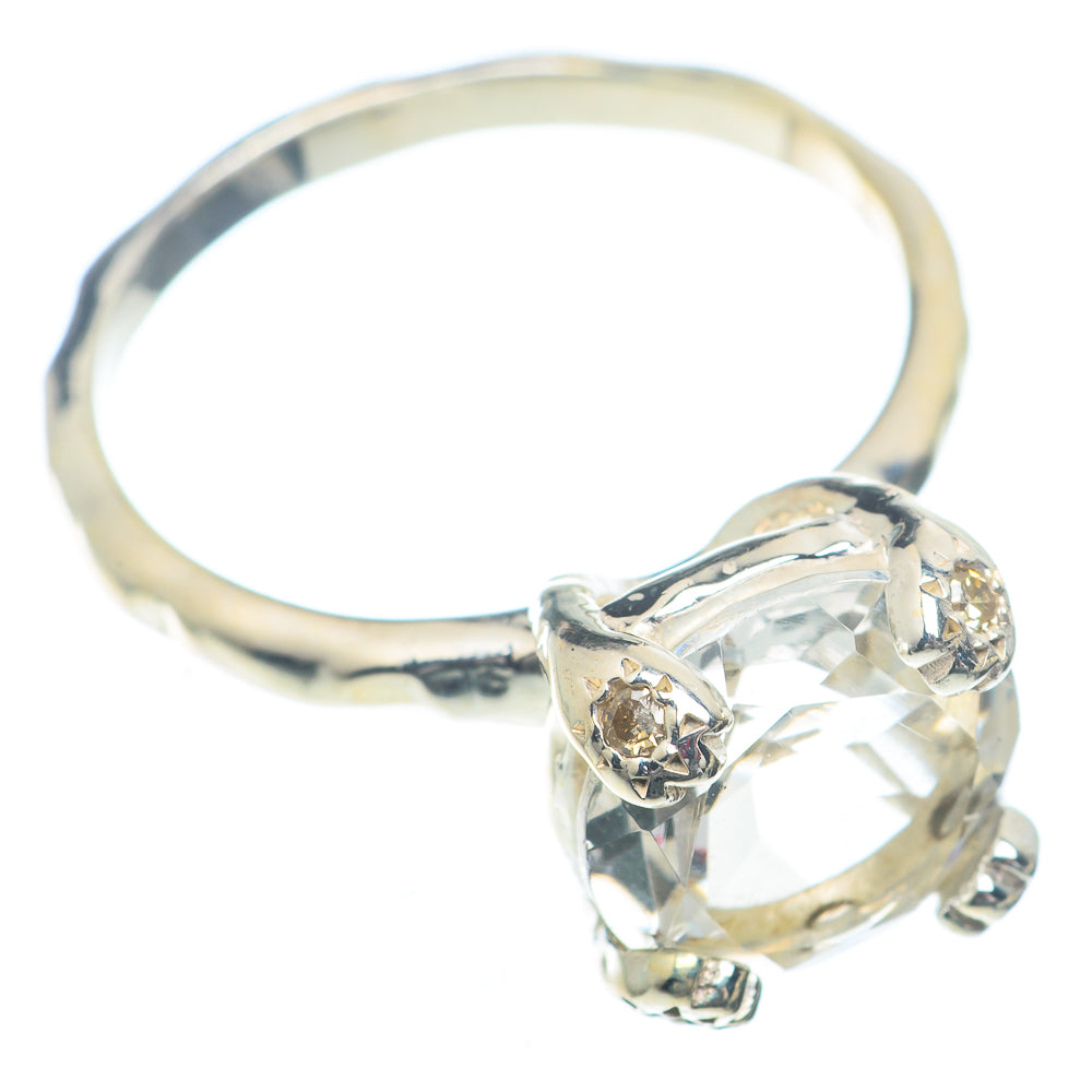 White Quartz Rings handcrafted by Anasilvercos - RING73171