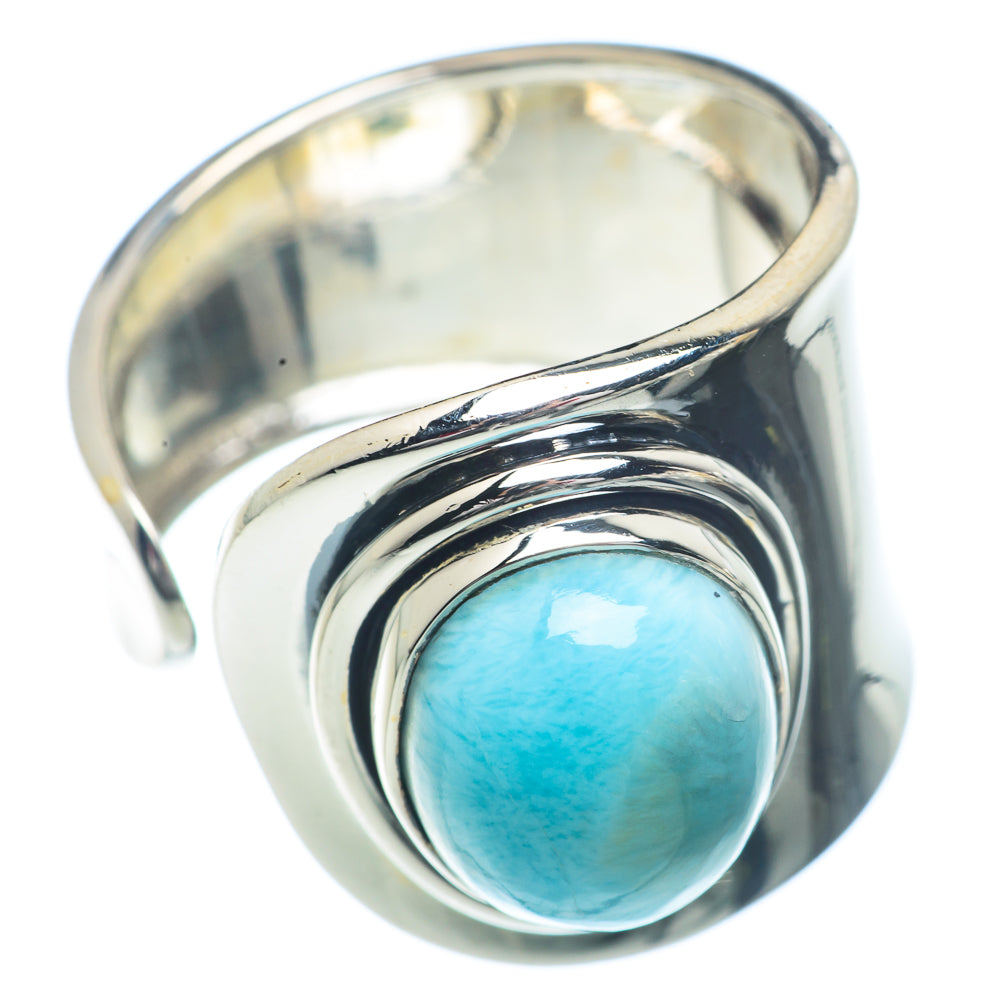 Larimar Rings handcrafted by Anasilvercos - RING73190