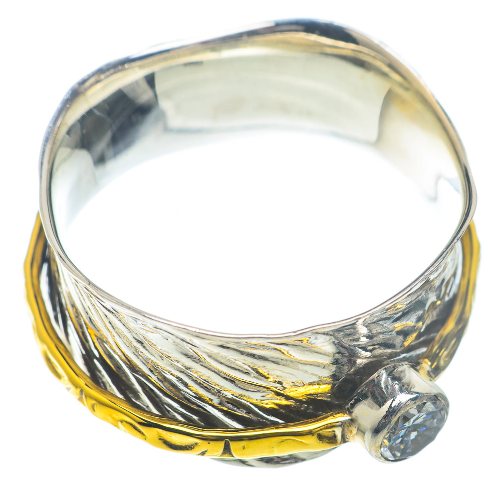 White Quartz Copper Rings handcrafted by Anasilvercos - RING73211