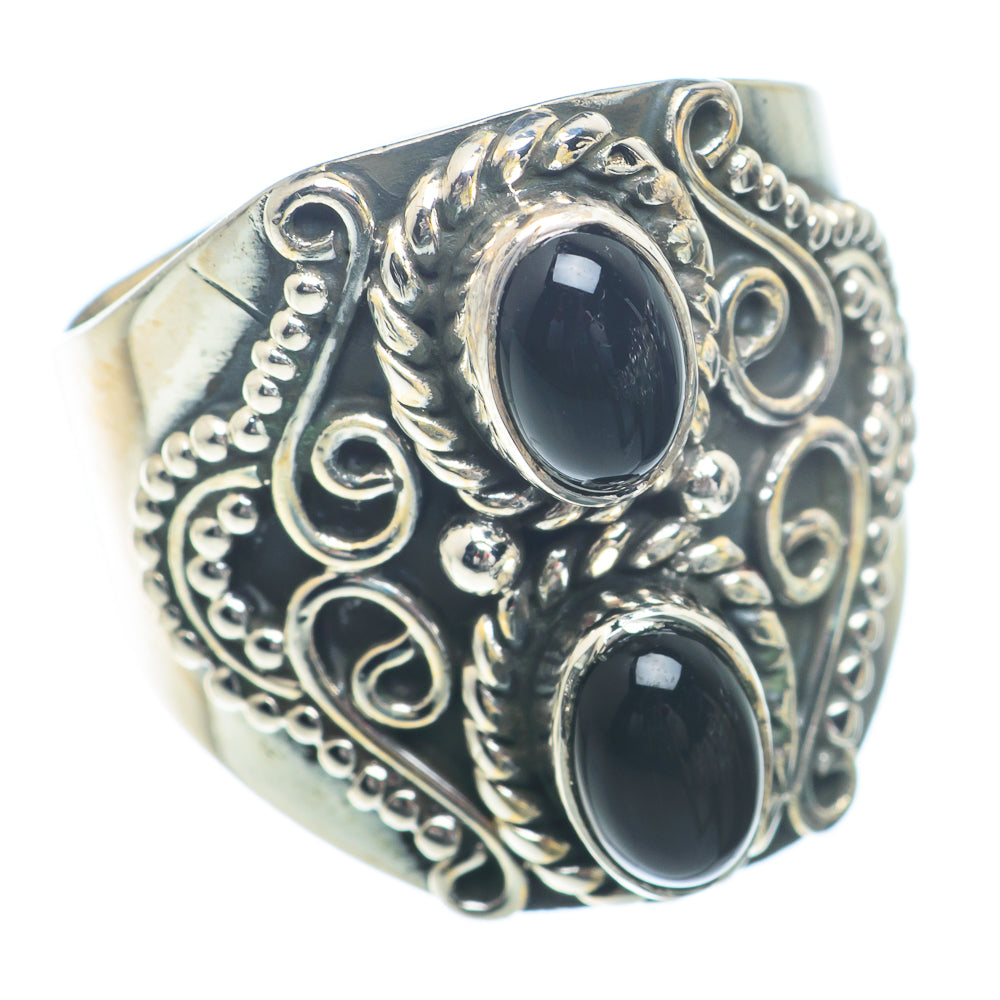 Black Onyx Rings handcrafted by Anasilvercos - RING73214