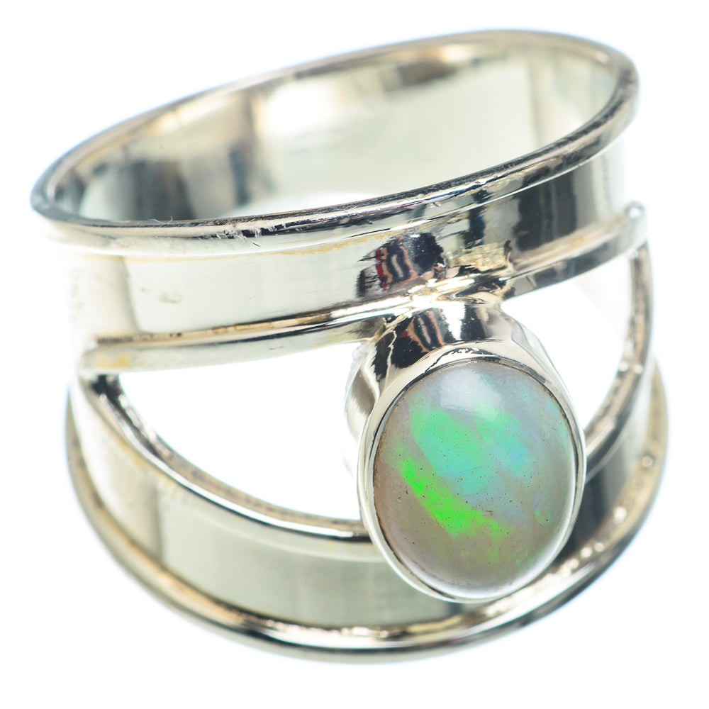 Ethiopian Opal Rings handcrafted by Anasilvercos - RING73224