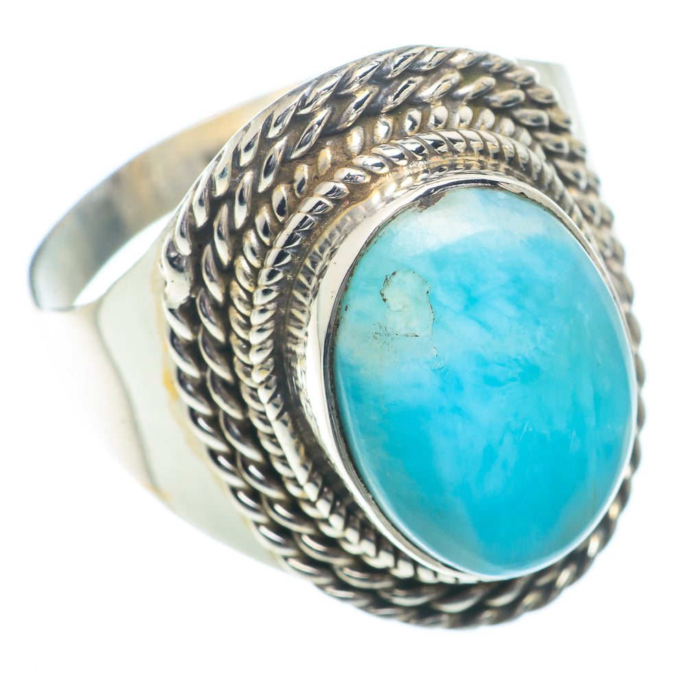 Larimar Rings handcrafted by Anasilvercos - RING73231