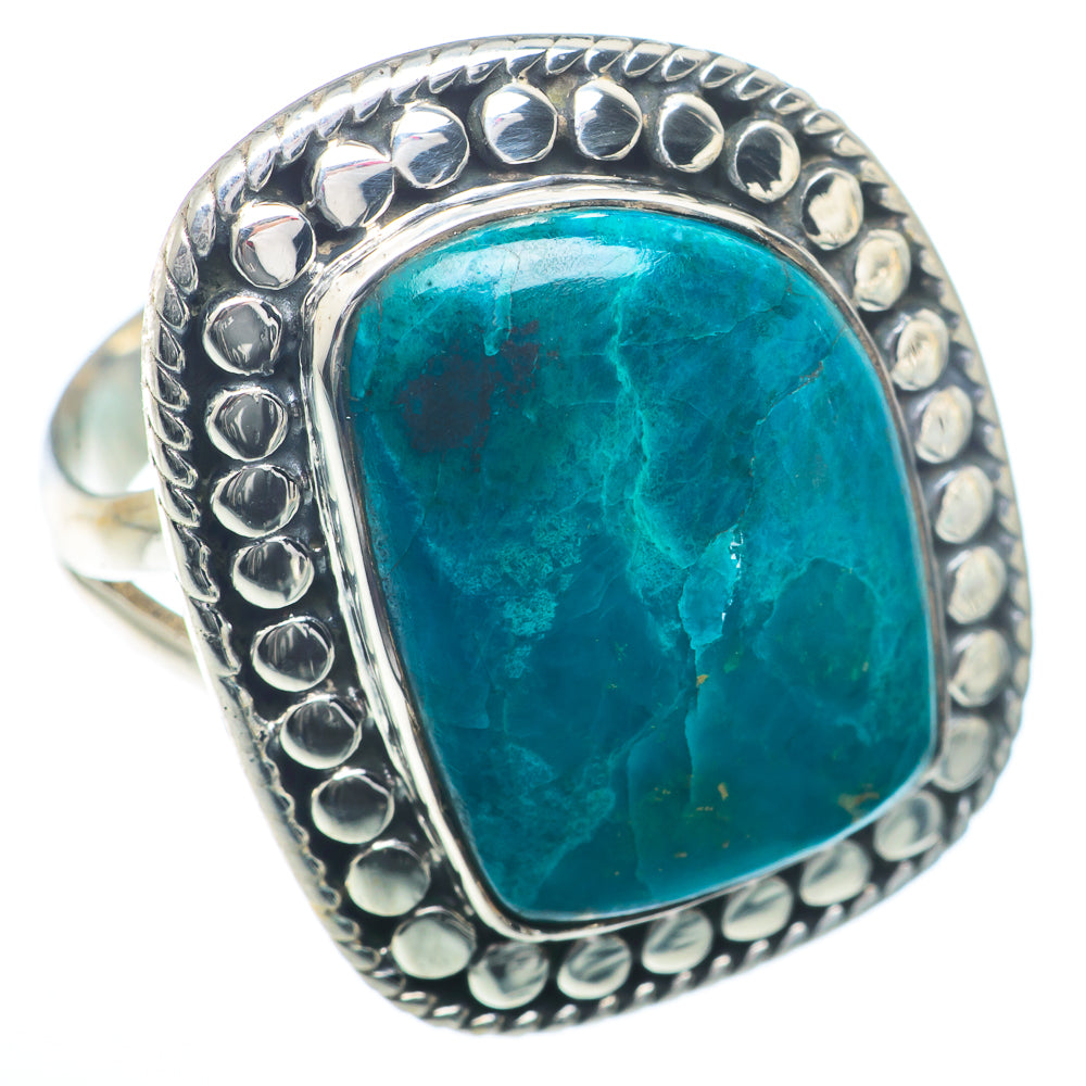 Chrysocolla Rings handcrafted by Anasilvercos - RING73232