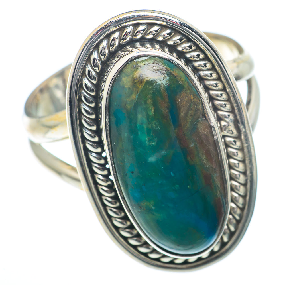 Chrysocolla Rings handcrafted by Anasilvercos - RING73233
