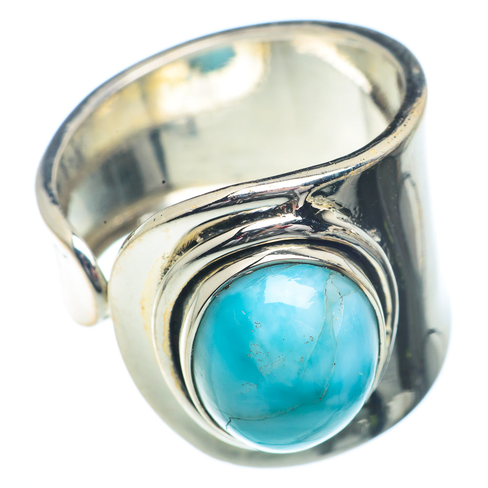 Larimar Rings handcrafted by Anasilvercos - RING73234