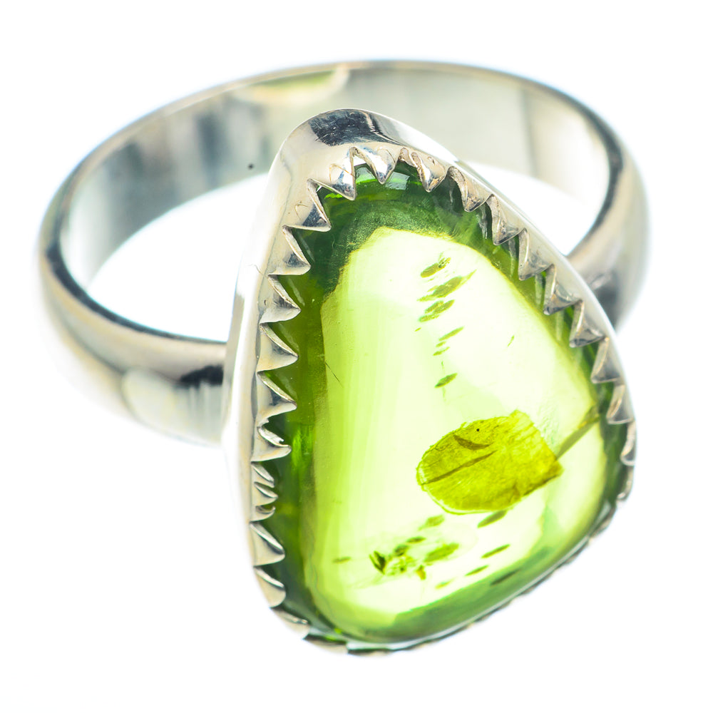 Peridot Rings handcrafted by Anasilvercos - RING73237