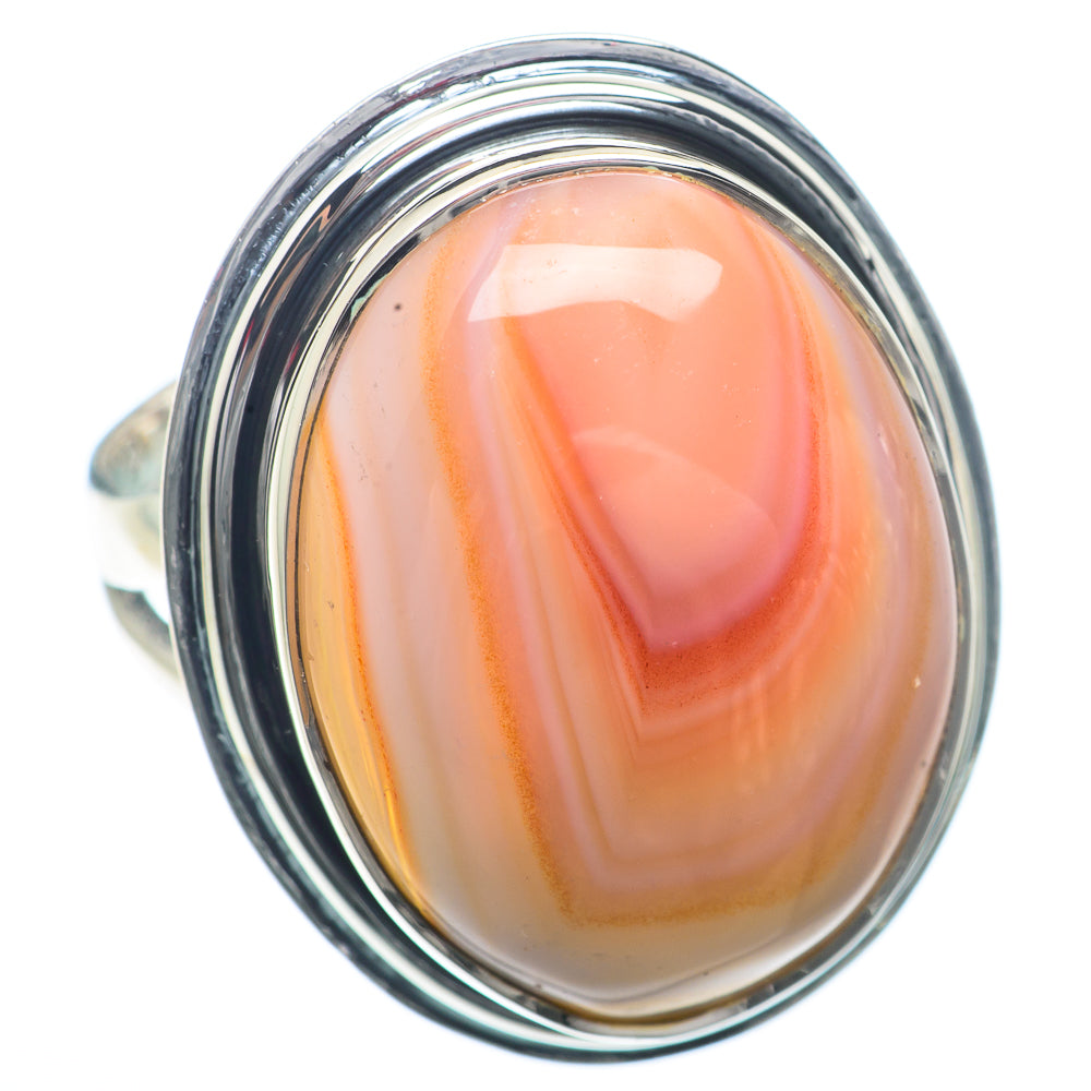 Botswana Agate Rings handcrafted by Anasilvercos - RING73244