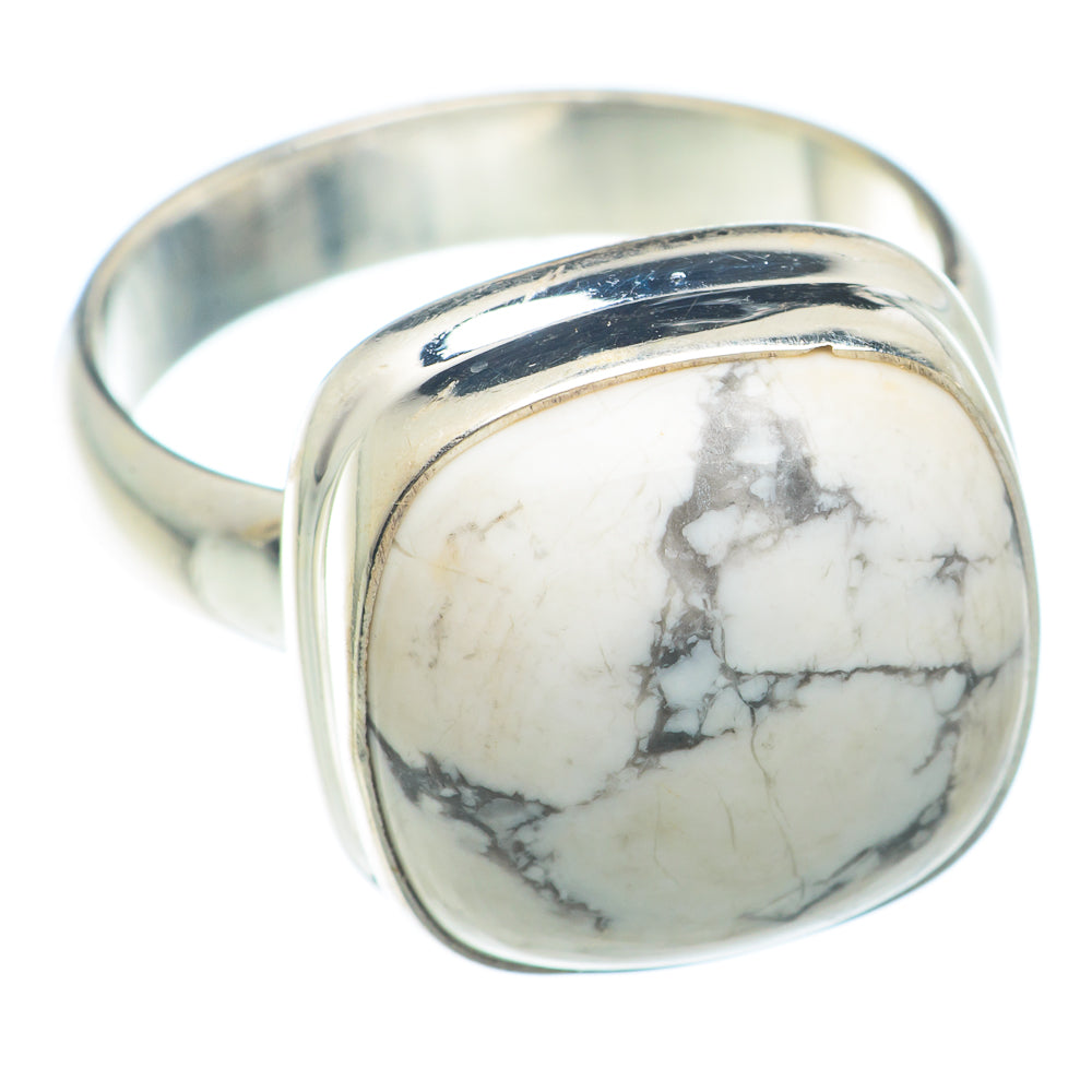 Howlite Rings handcrafted by Anasilvercos - RING73257