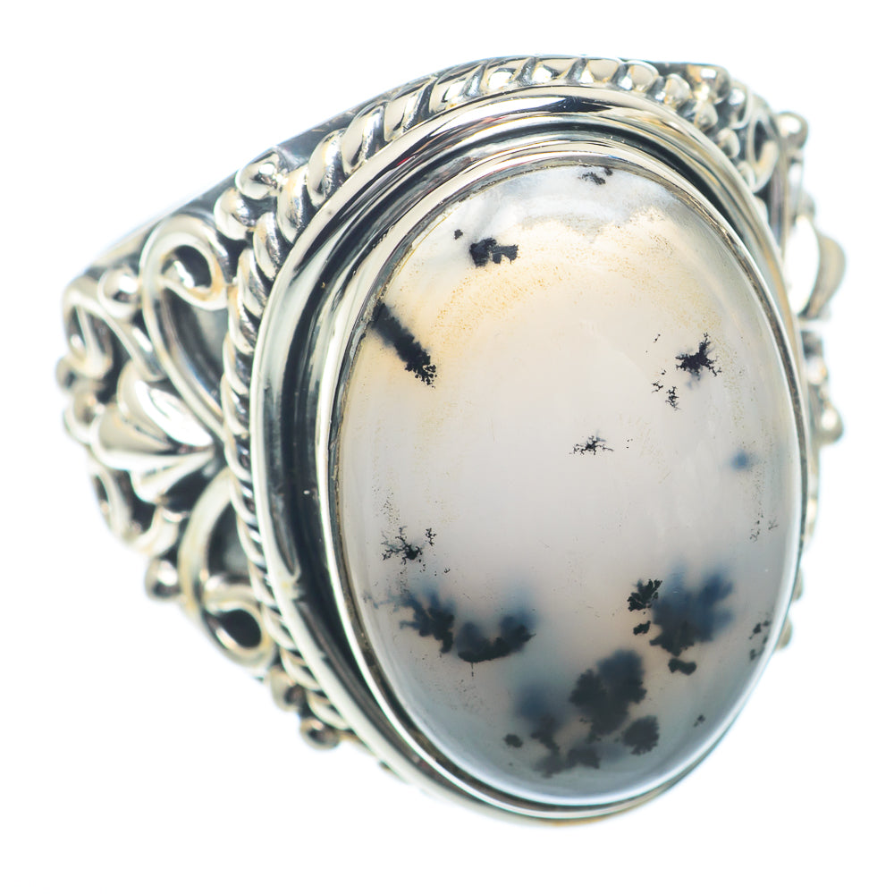 Dendritic Opal Rings handcrafted by Anasilvercos - RING73261