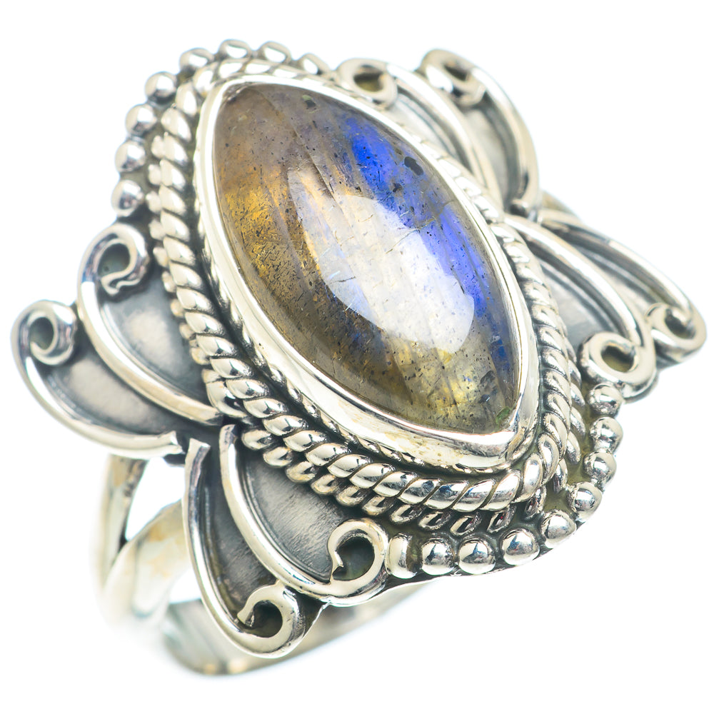Labradorite Rings handcrafted by Anasilvercos - RING73274