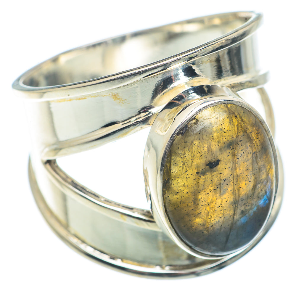 Labradorite Rings handcrafted by Anasilvercos - RING73275