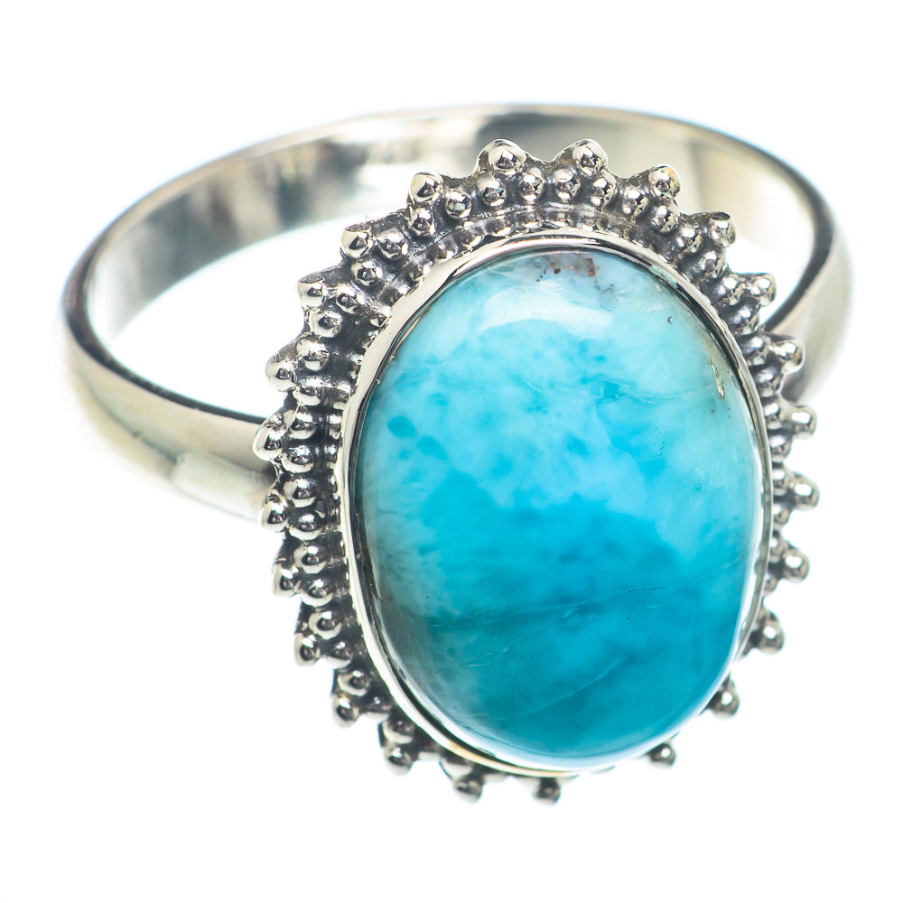 Larimar Rings handcrafted by Anasilvercos - RING73277