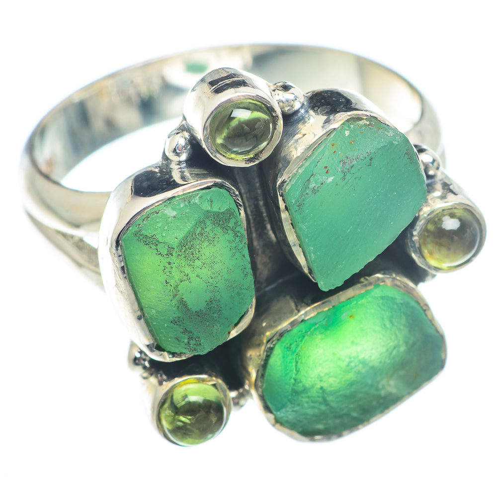 Chrysoprase Rings handcrafted by Anasilvercos - RING73278