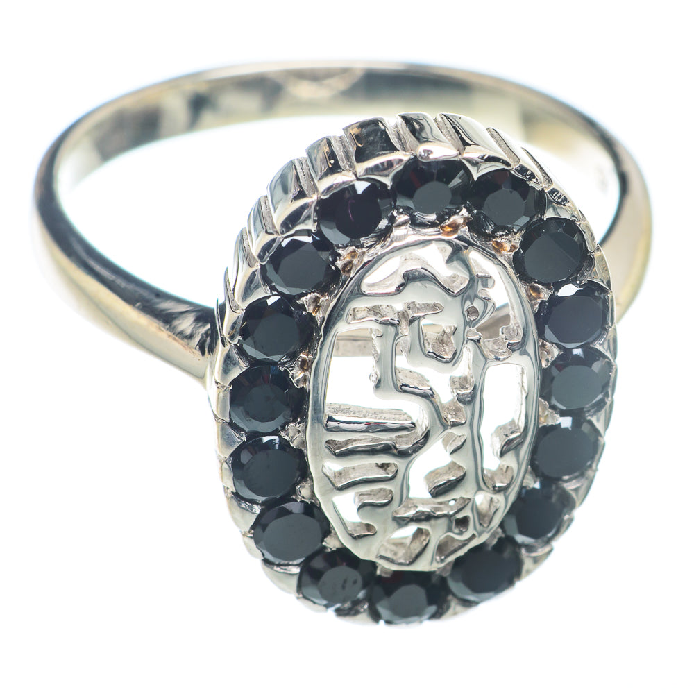 Black Onyx Rings handcrafted by Anasilvercos - RING73295