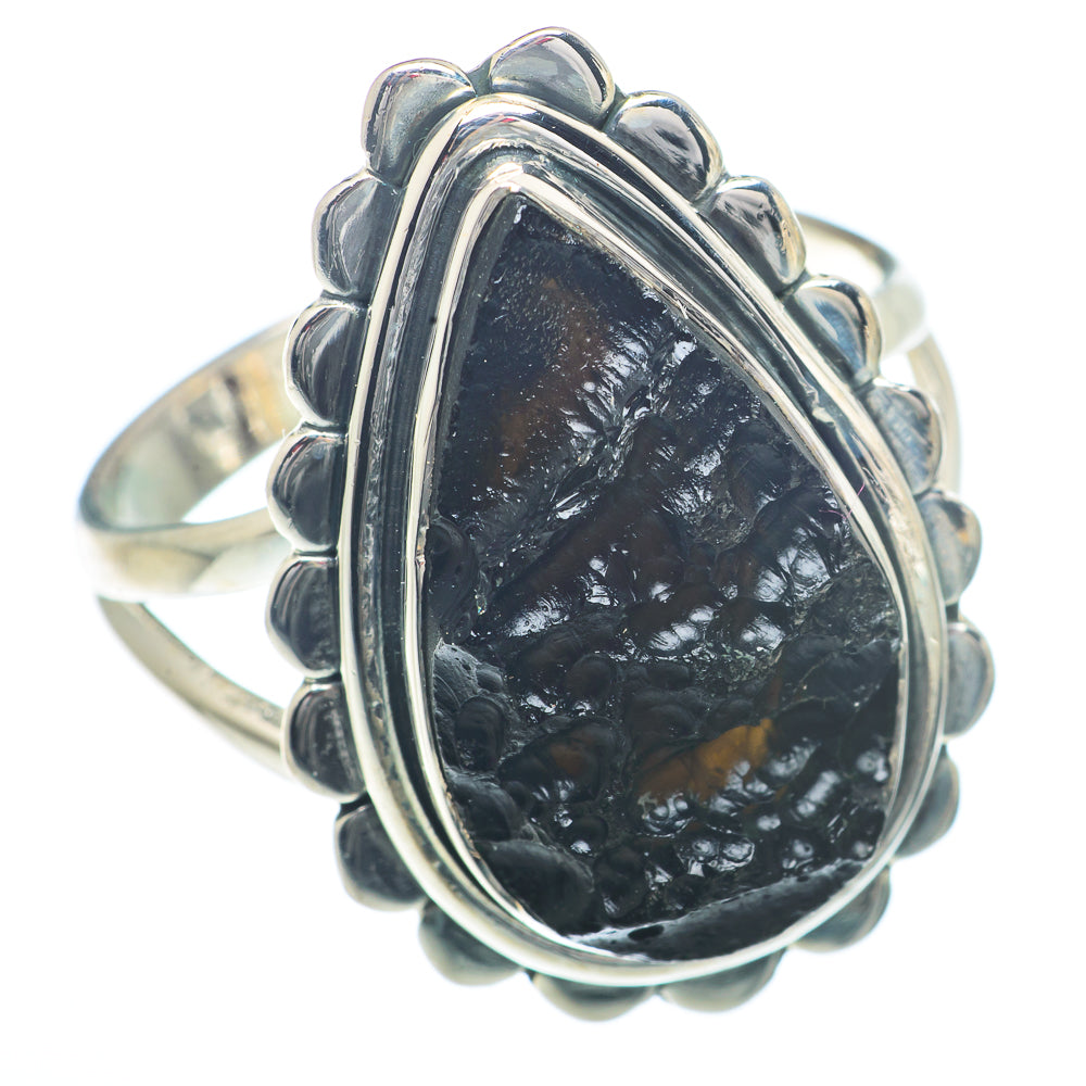 Tektite Rings handcrafted by Anasilvercos - RING73296