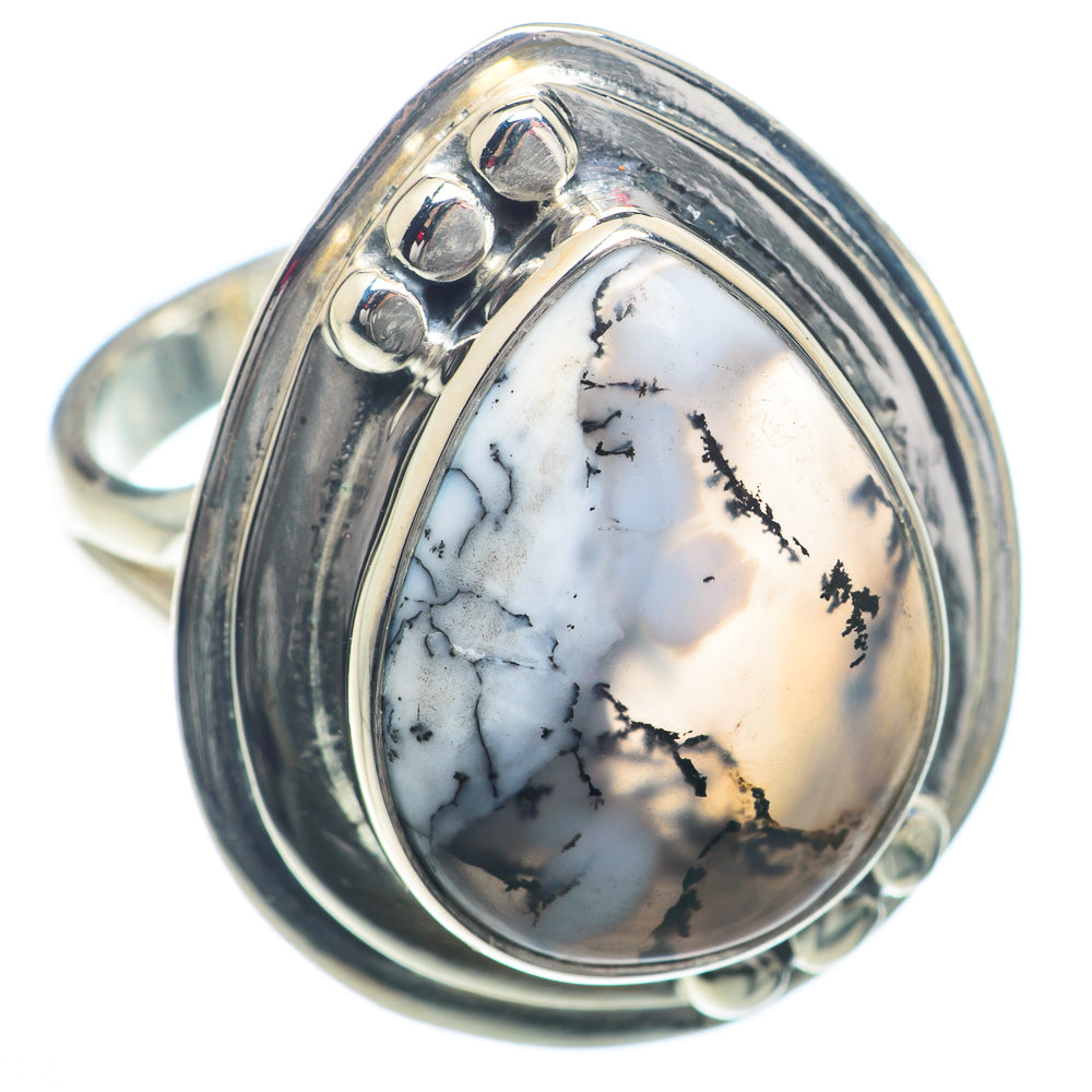 Dendritic Opal Rings handcrafted by Anasilvercos - RING73301