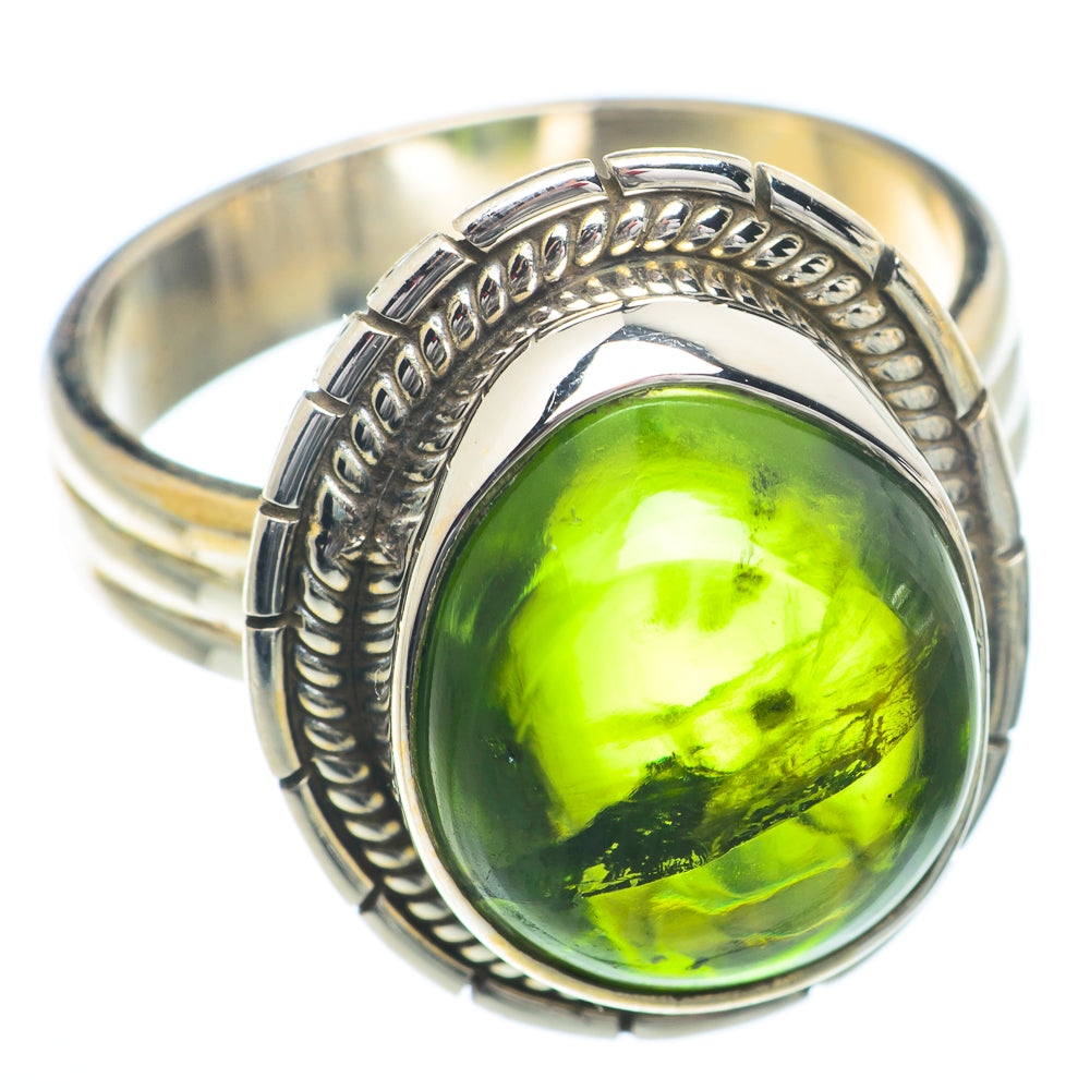 Peridot Rings handcrafted by Anasilvercos - RING73316