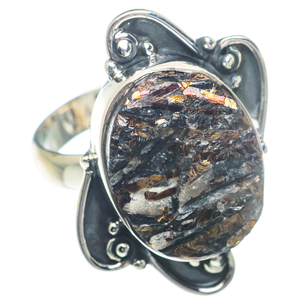 Astrophyllite Rings handcrafted by Anasilvercos - RING73320