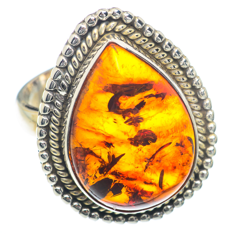 Baltic Amber Rings handcrafted by Anasilvercos - RING73323
