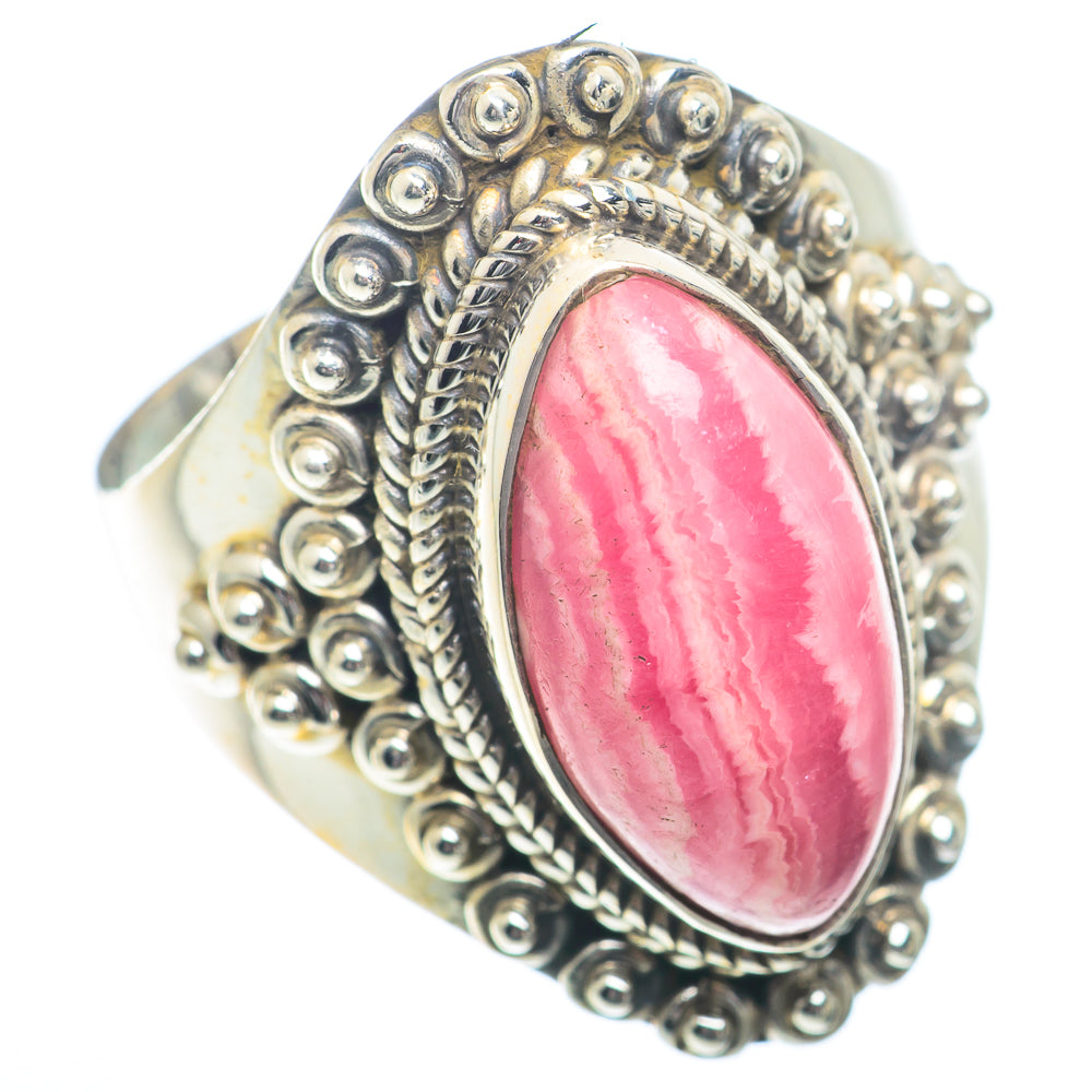 Rhodochrosite Rings handcrafted by Anasilvercos - RING73325