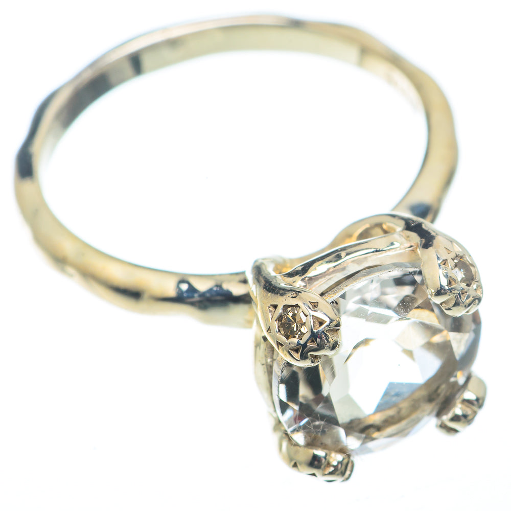 White Quartz Rings handcrafted by Anasilvercos - RING73335